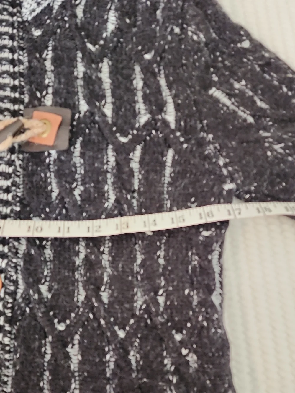 LCR Black Edition Knit Is Live Full Zip Black & Gray  Sweater